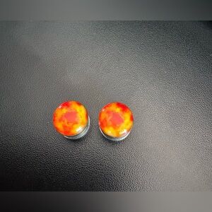 Moon Fiery Steel Screw On Plugs 1/2” - 12mm